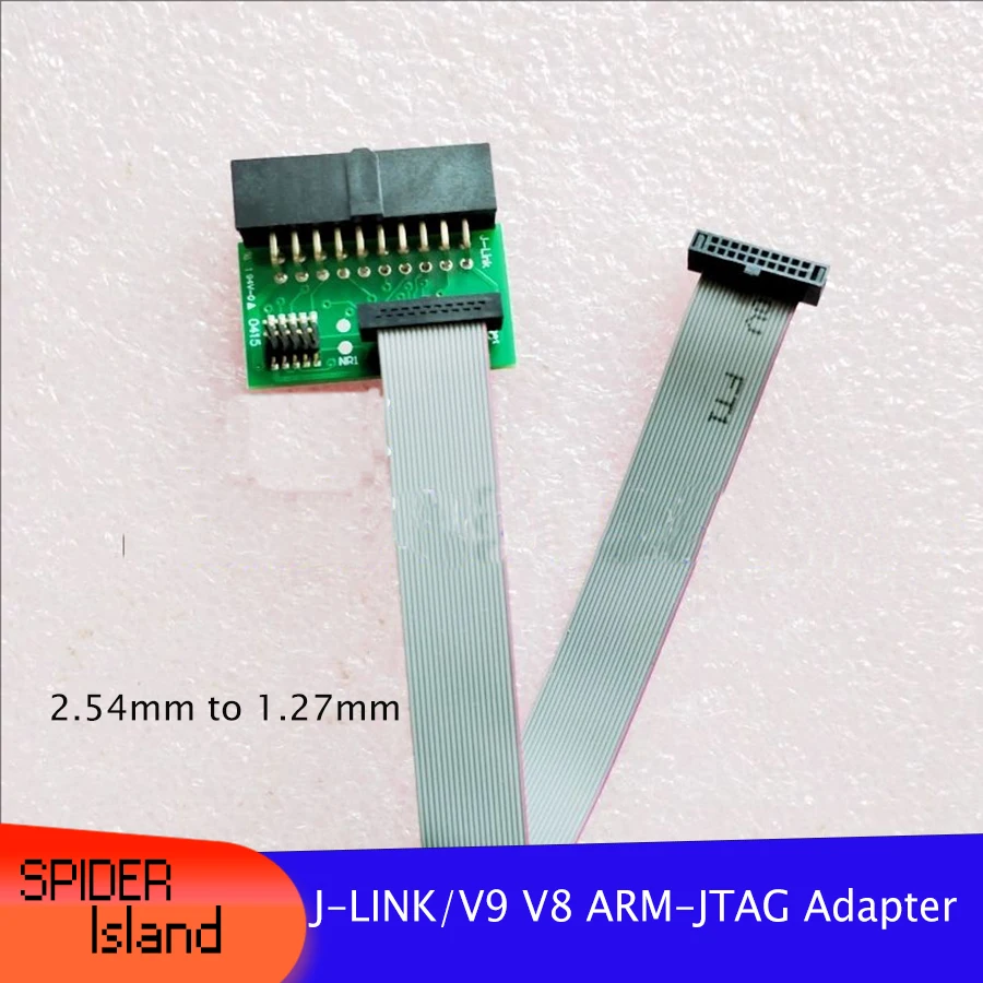 

Для J-LINK/V9 V8 ARM-JTAG-20-20 адаптер-конвертер 2,54 мм PIN 0,1 1,27 мм jlink программируемый