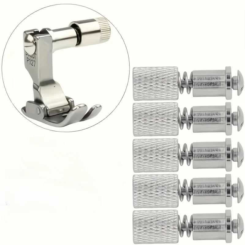 10pcsUniversal Presser Foot Set，Spring-loaded foot clamp，Device with screws for assisting in putting on shoes，Yi The bracket scr