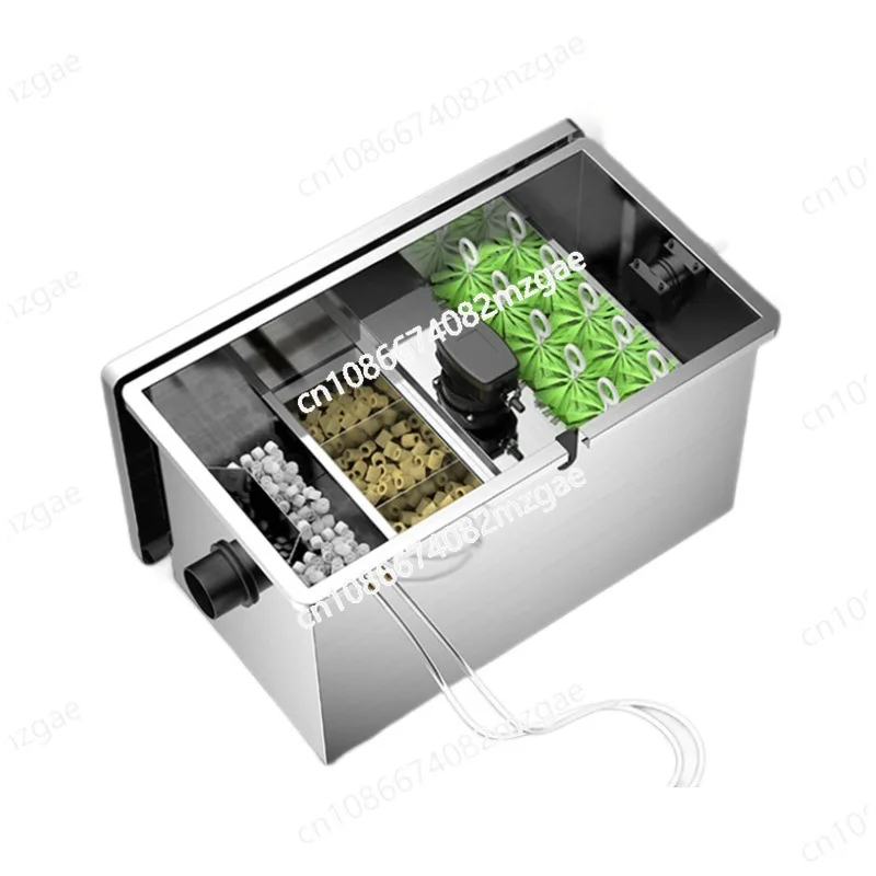 

Gechi из нержавеющей стали, фильтр для рыбного пруда, бассейн, биохимическая фильтрация, оборудование для циркуляционной фильтрации пруда CNF-400