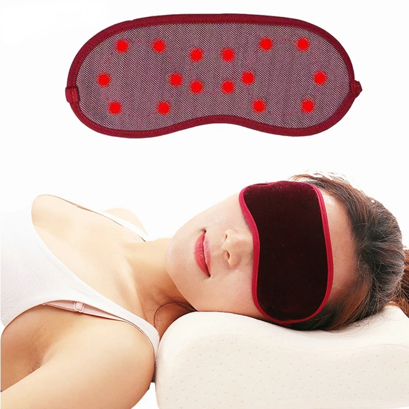 Tourmaline Massager Infrared Magnet Sleep Eye Care  pain Fatigue Eyeshade Cover Blindfold Improve Sleep Eyepatch eye mask cover