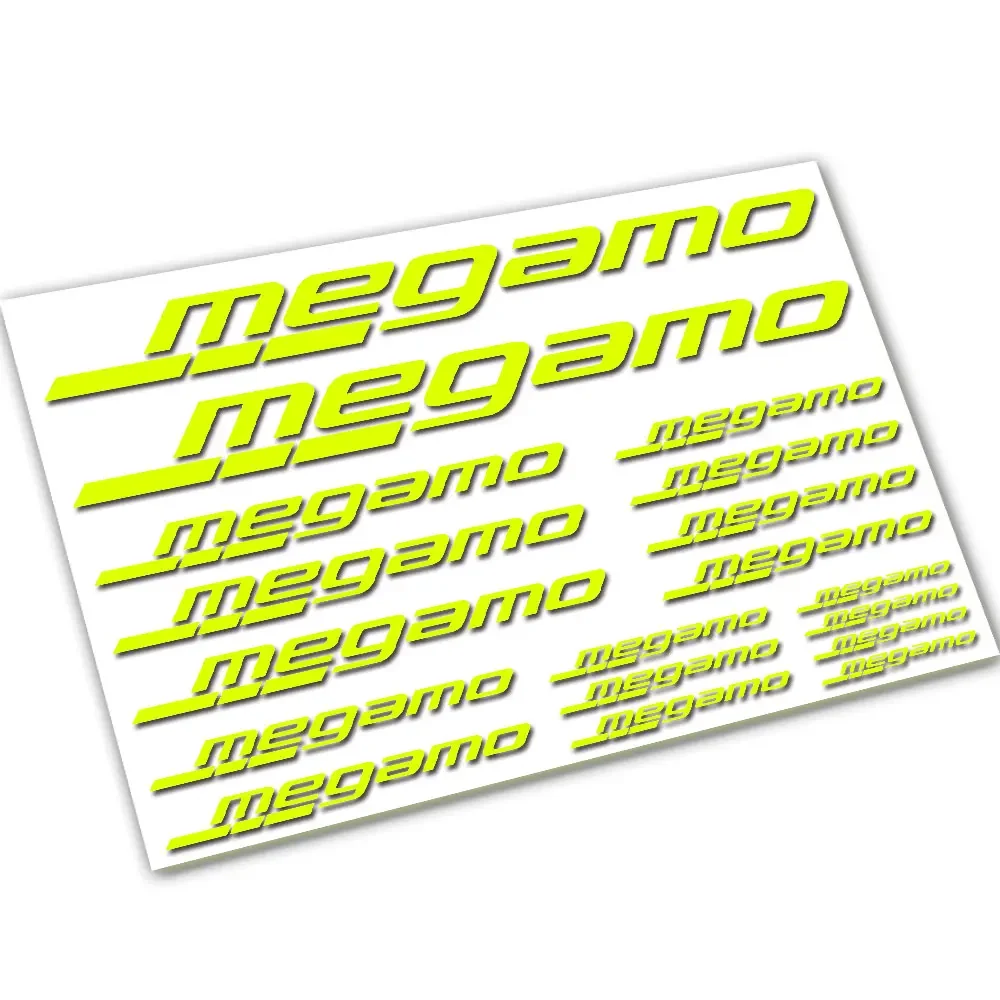 For Megamo Bike Frame Replacement Decals Sticker Kit