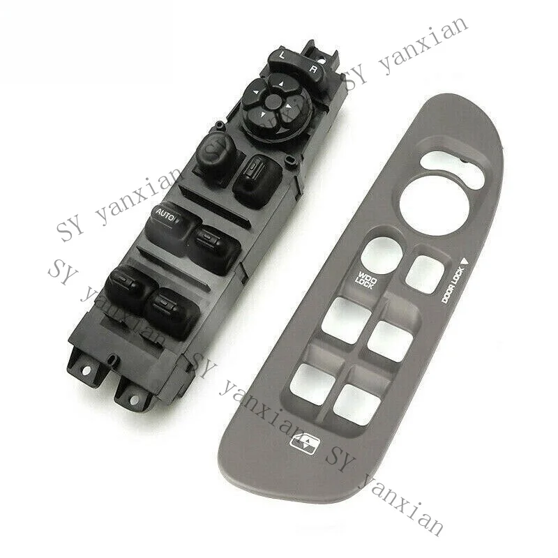 SY+ For Dodge Gray Master Window Switch Control Panel Trim Bezel For Ram 1500 2500 3500.
