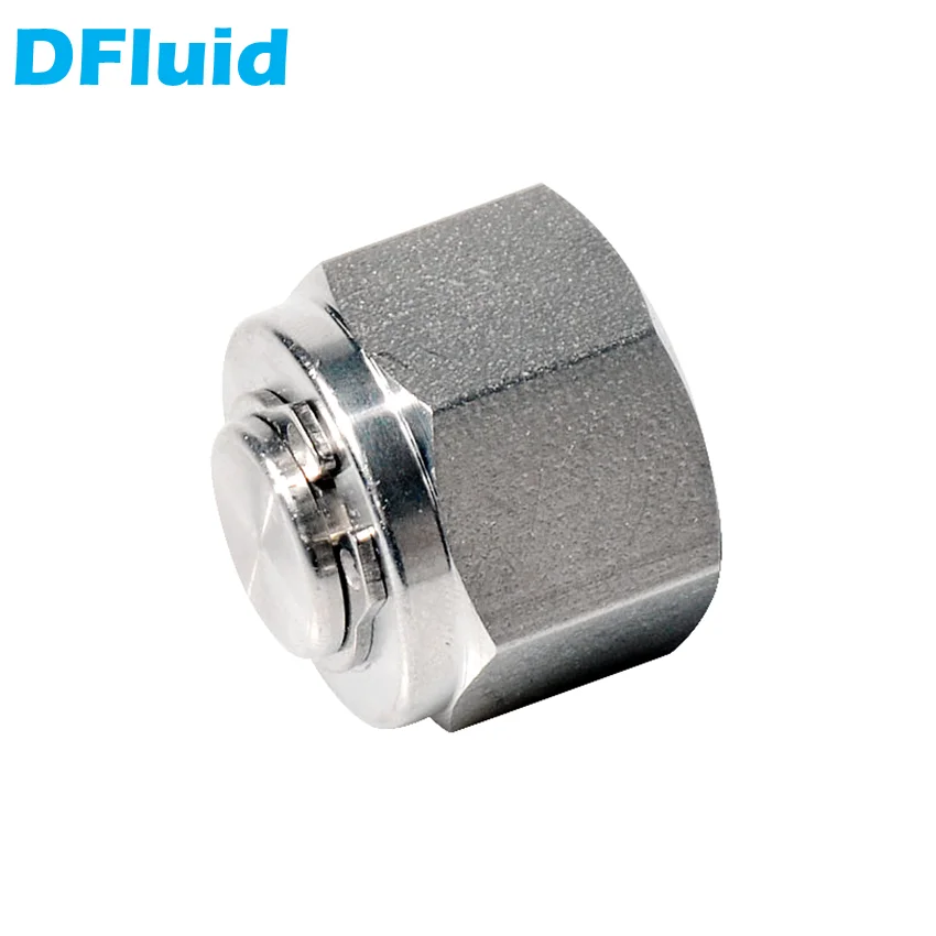 Stainless Steel 316 LOK Fitting PLUG Double Ferrule Compression Fitting 30MPa 1/8