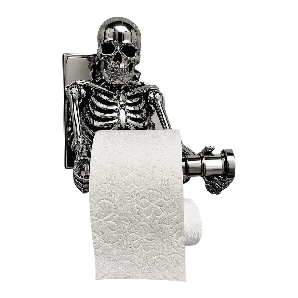 Halloween Themed Decor Toilet Holder Halloween Bathroom Decor As Shown In Pictures Skeleton Toilet Paper Holder