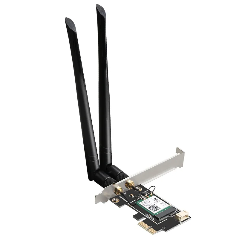 802.11ax Wireless WiFi6 PCI Express Network Card Adapter Dongle 3000M With Intel AX200 Wireless Adapter for PC