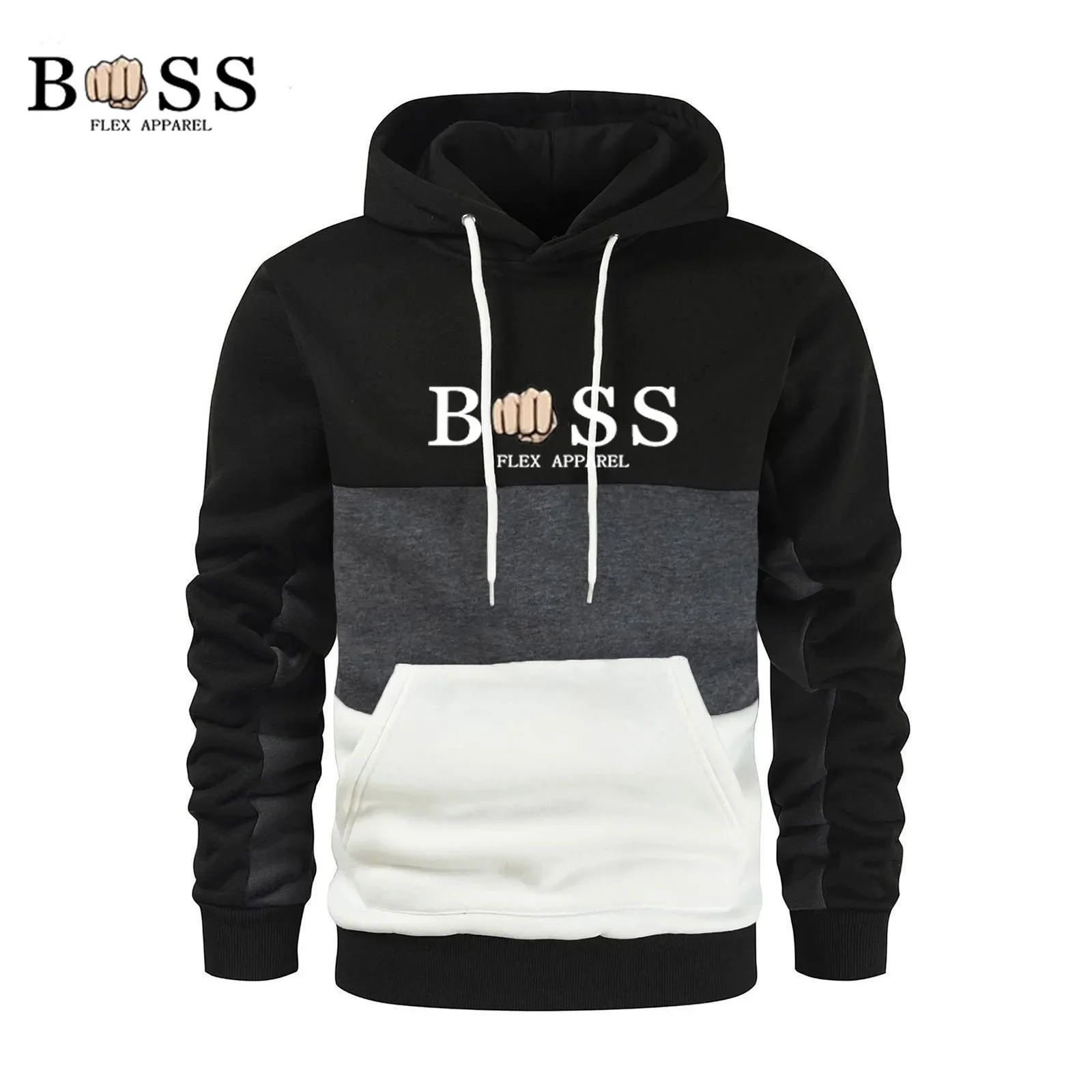 

Men Hoodies Sweatshirts Men's Trending Splicing Hoodies Sportswear Male Spring Casual Street Style Pullover Top Men's Coats