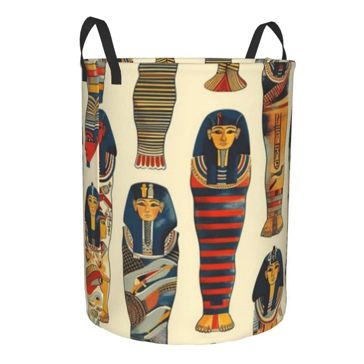 Laundry Basket Ancient Egyptian Pharaohs Dirty Clothes Storage Bucket Wardrobe Clothing Organizer Hamper