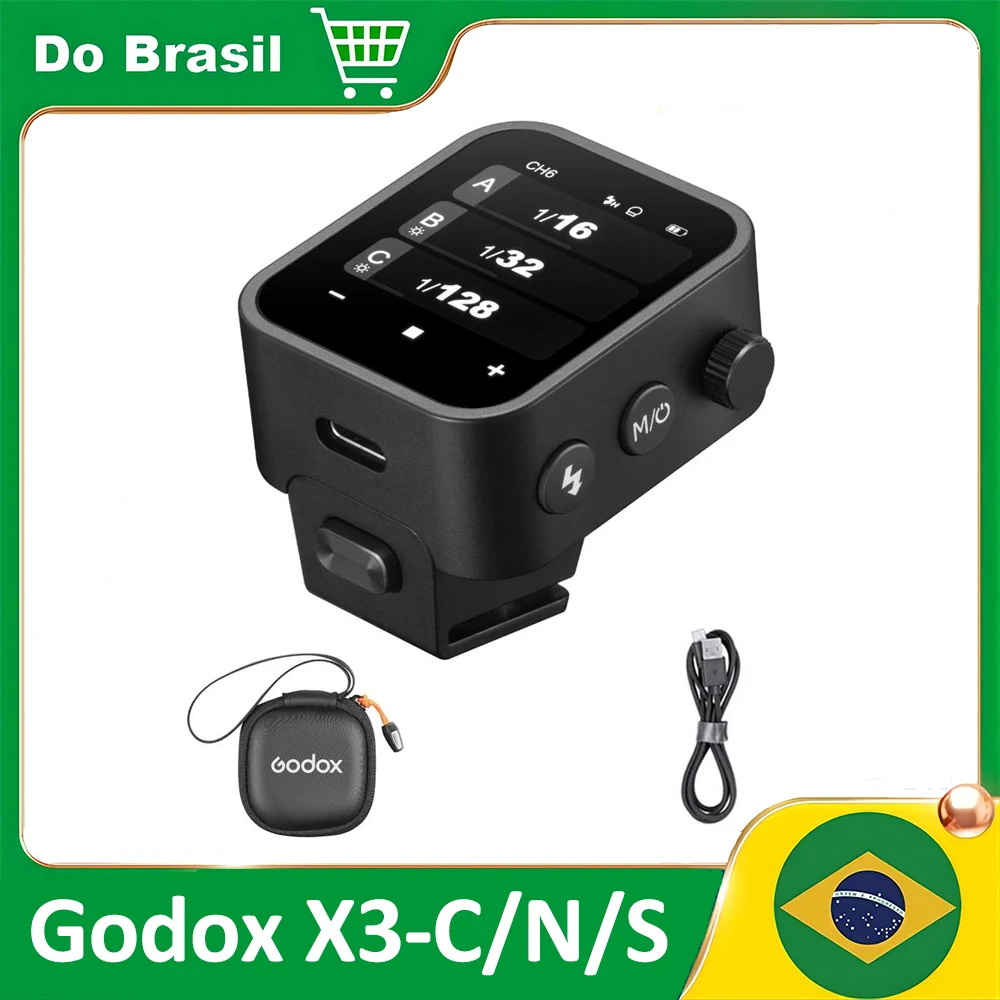 Godox X3 X3-C X3-N X3-S Flash Trigger TTL HSS Transmitter Touch Screen Trigger for Canon Nikon Sony