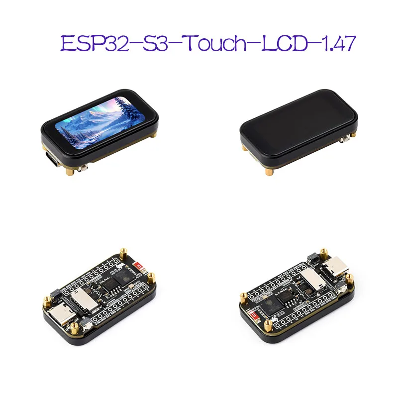 

ESP32-S3 1.47" Touch Display Board | 172x320 262K Color | 240MHz LX7 Dual-Core | 2.4GHz Wi-Fi & BLE 5 | Compact HMI IoT Module