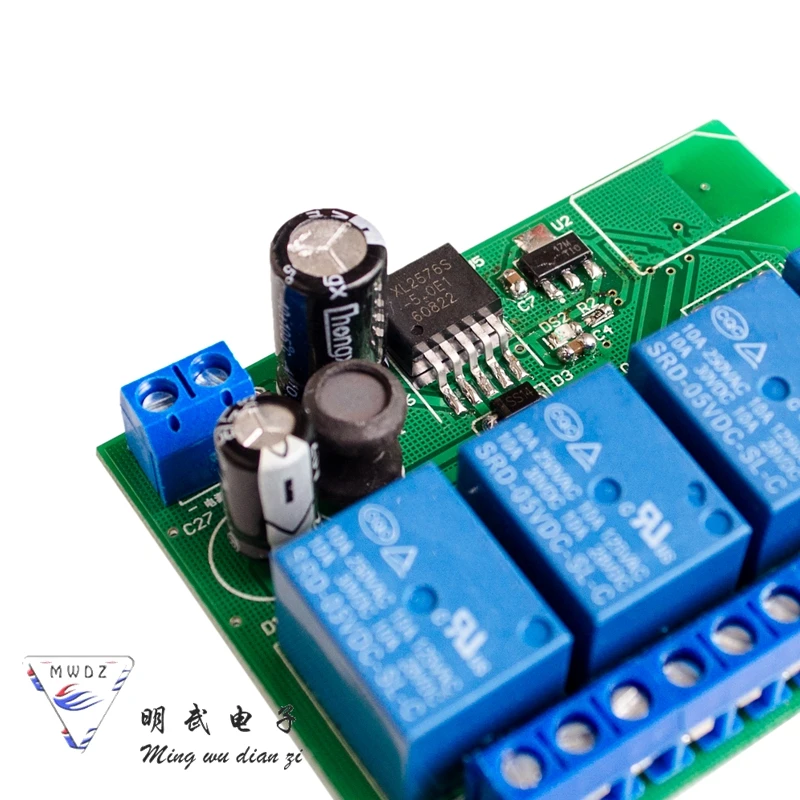 Bluetooth 4 Switch 4-way Relay Mobile Phone Wireless Remote Control IoT Community ZLRC04
