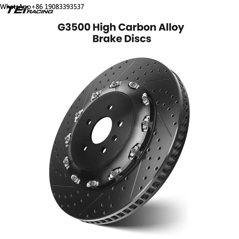 TEI SR4-EXPLORE 2 Piece Forged 4 Piston Caliper 400mm*35mm EPB Brake Rear Brake Kit for Audi A8