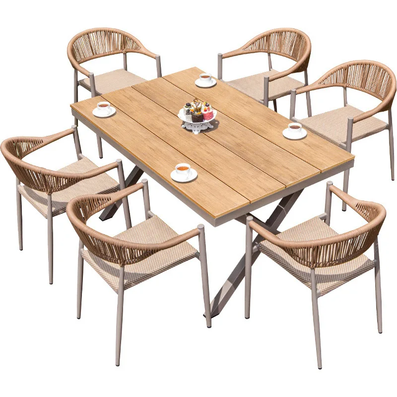 CX Outdoor Table and Chair Courtyard Villa Leisure Outdoor Balcony Rattan Chair