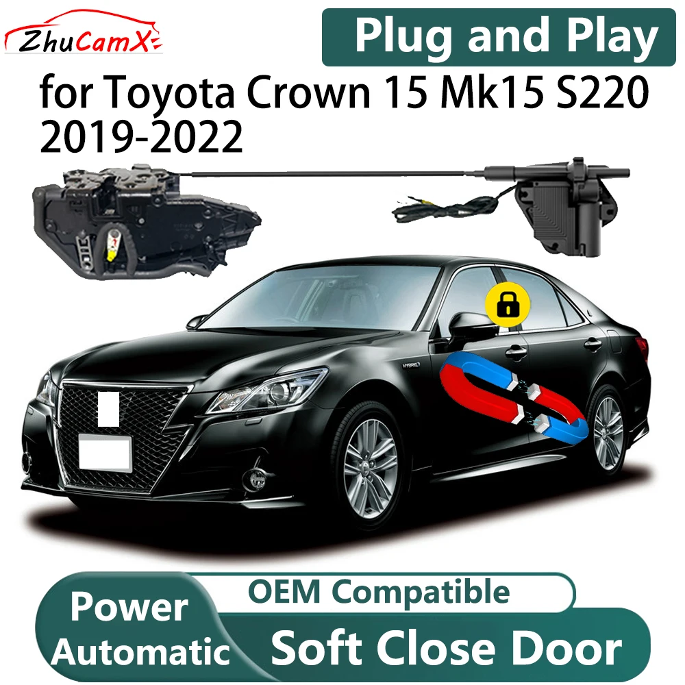 

ZhuCamX for Toyota Crown 15 Mk15 S220 2019-2022 Automatic Electric Soft Close Door Closer Power Door Comfort Closing System