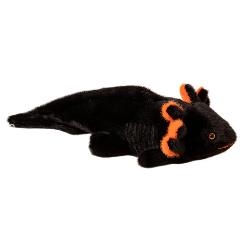 45cm Cute Soft Newt Plush Toy Stuffed Cute Axolotl Salamander Fuzzy Plush Fish Appeasing Kids Gift