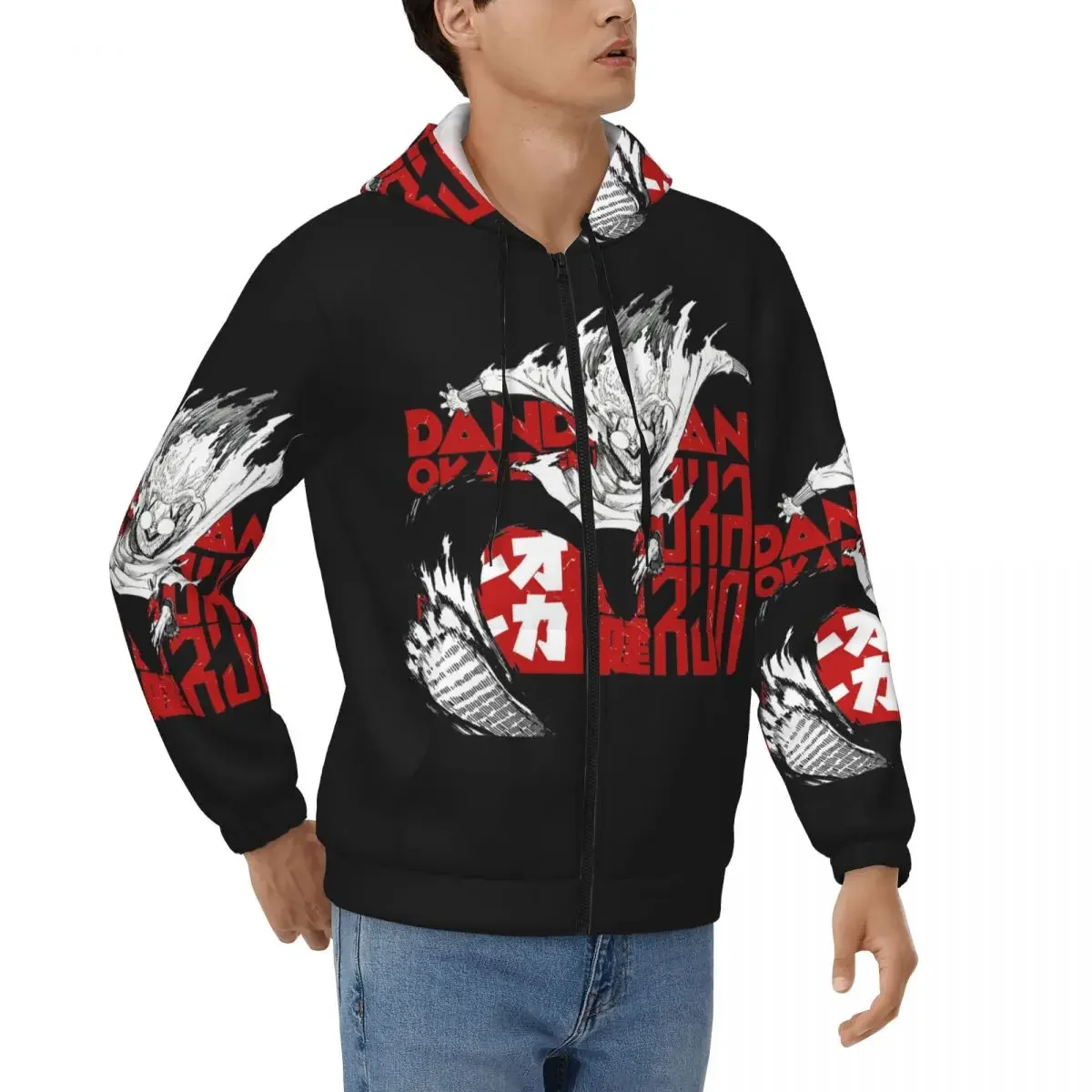 

Dandadan аниме манга толстовки на молнии пуловер в стиле хип-хоп осень зима мужские женские толстовки топы с длинными рукавами