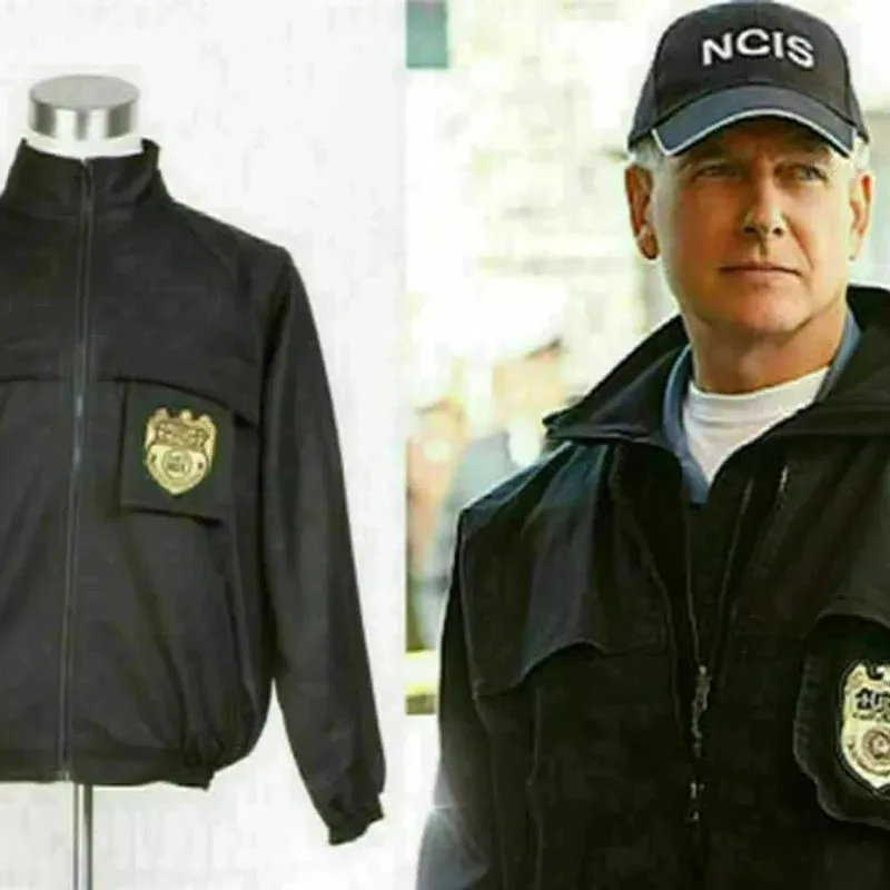 NCIS سترة الموظفين السوداء الموحدة معطف فوقي ليروي جيبز تأثيري حلي هالوين