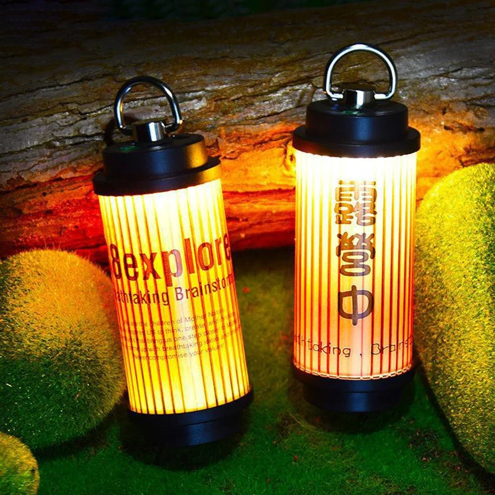 2000mAh For 38 Explore USB Rechargeable Camping lamp Powerful Lantern Mini Outdoor LED Campling Light 5 Modes Flashlights