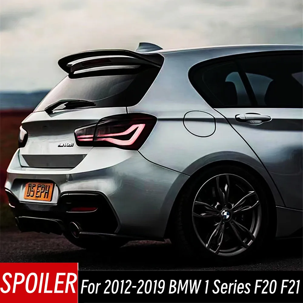 Для BMW 1 серии F20 F21 114i 116i 120i 125i 135i 140i 2012-2019 спойлер на заднюю крышку багажника из настоящего углеродного волокна, крылья, автомобильные аксессуары