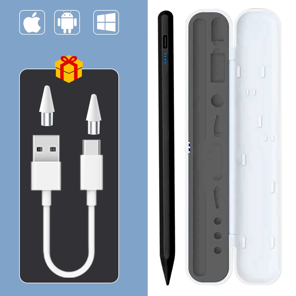 Universele stylus voor Android Ios Windows Ipad potlood met magnetische adsorptie tabletaccessoire voor Huawei Xiaomi Samsung potlood
