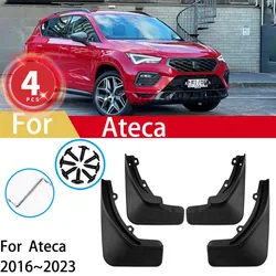 For Cupra Ateca SEAT KH7 2022 2016 2017 2018 2019 2023 Mud Flaps Splash Guards Fender Protector 4pcs Car Mudguards Accessories