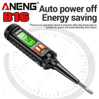 ANENG B16 Digital Measuring Pen Lntelligent Sensing Non-Contact 12V-300V Voltage Detector NCV Voltage Probing Tester Meter Tool