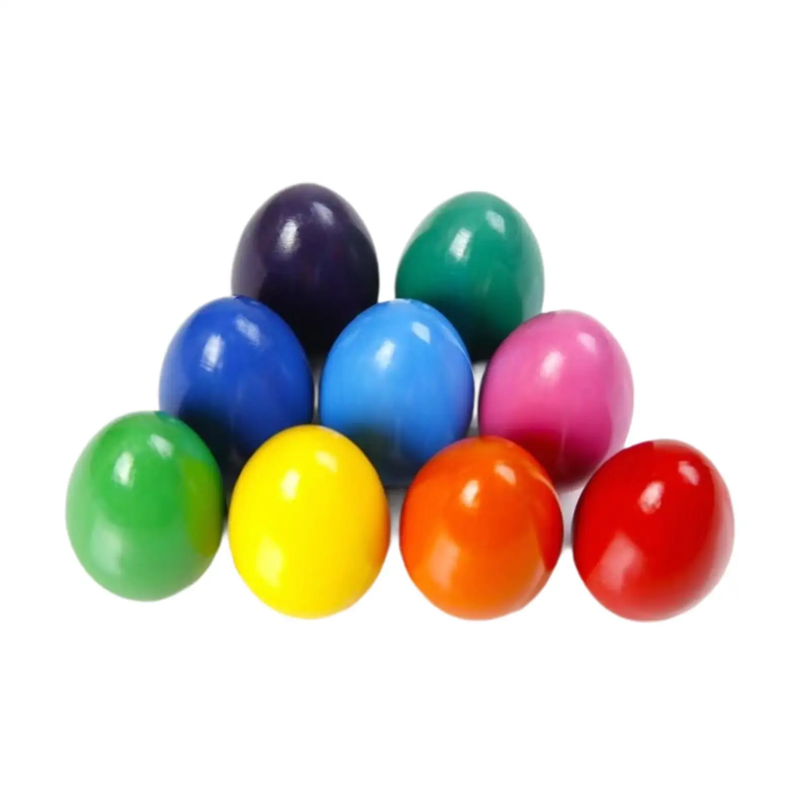 9 Colors Egg Crayons Easy to Hold Easter Gifts Unbreakable for Kids Ages 1-3 Palm Grip Toy for Kids Preschool Boys Girls