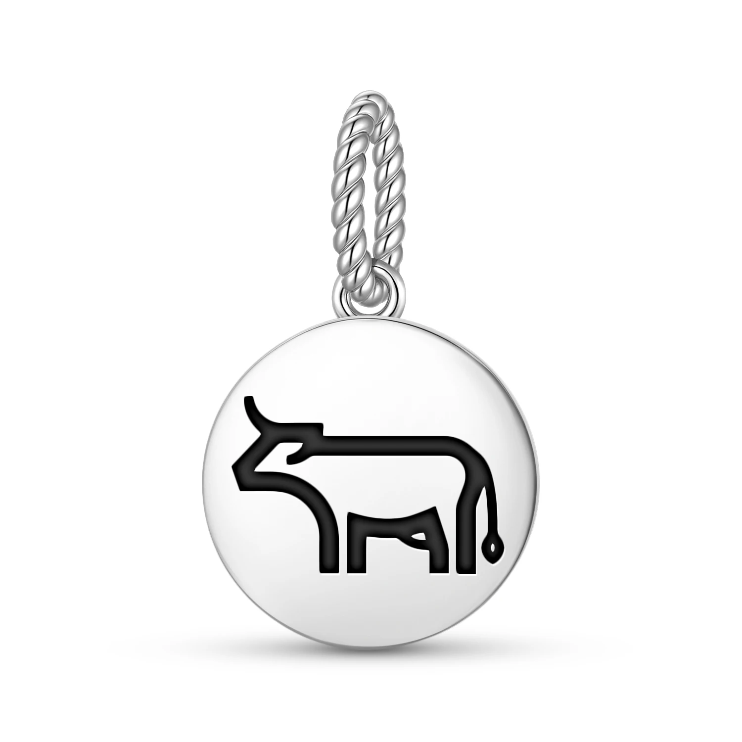 

Animal COW Pendant 925 Sterling Silver Symbol Charm Bead for Women Bracelet Necklace Jewelry Fashion