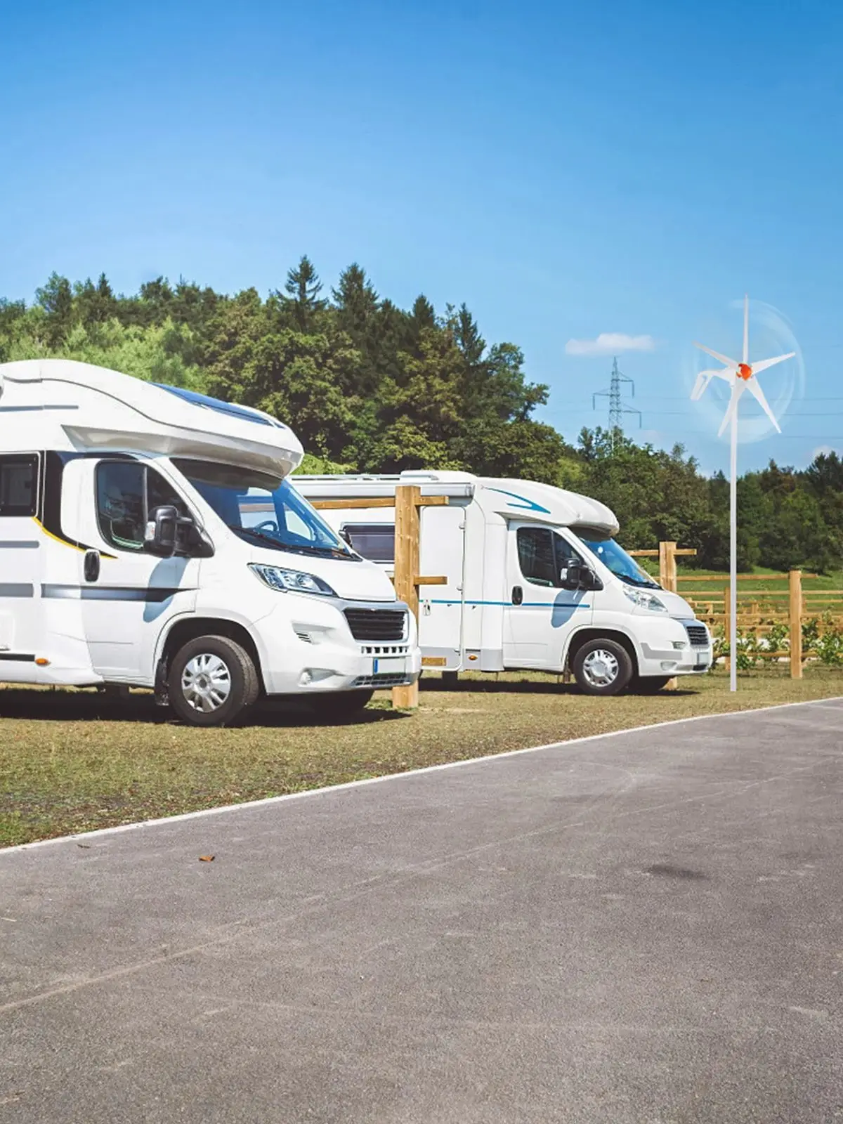 SucceBuy Windturbine Generator 12V 500W/800W Windturbine Windenergie Generator met MPPT Controller Geschikt voor Thuis Boerderij Campers - afbeelding 2