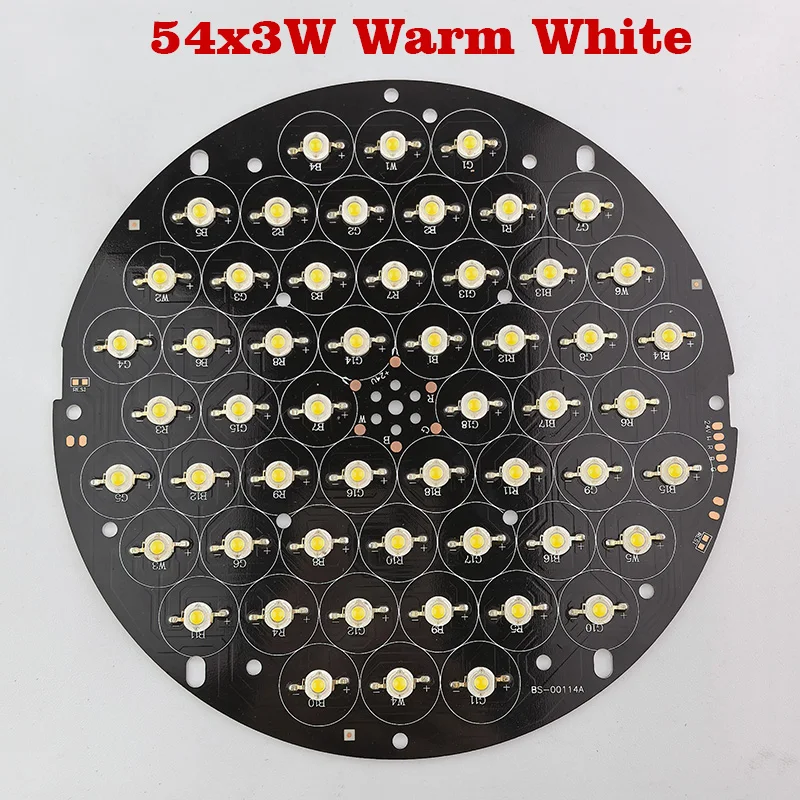 54pcs- LED Full 3Watt White & Warm Light 24V PAR Lamp LED Panel Replacement