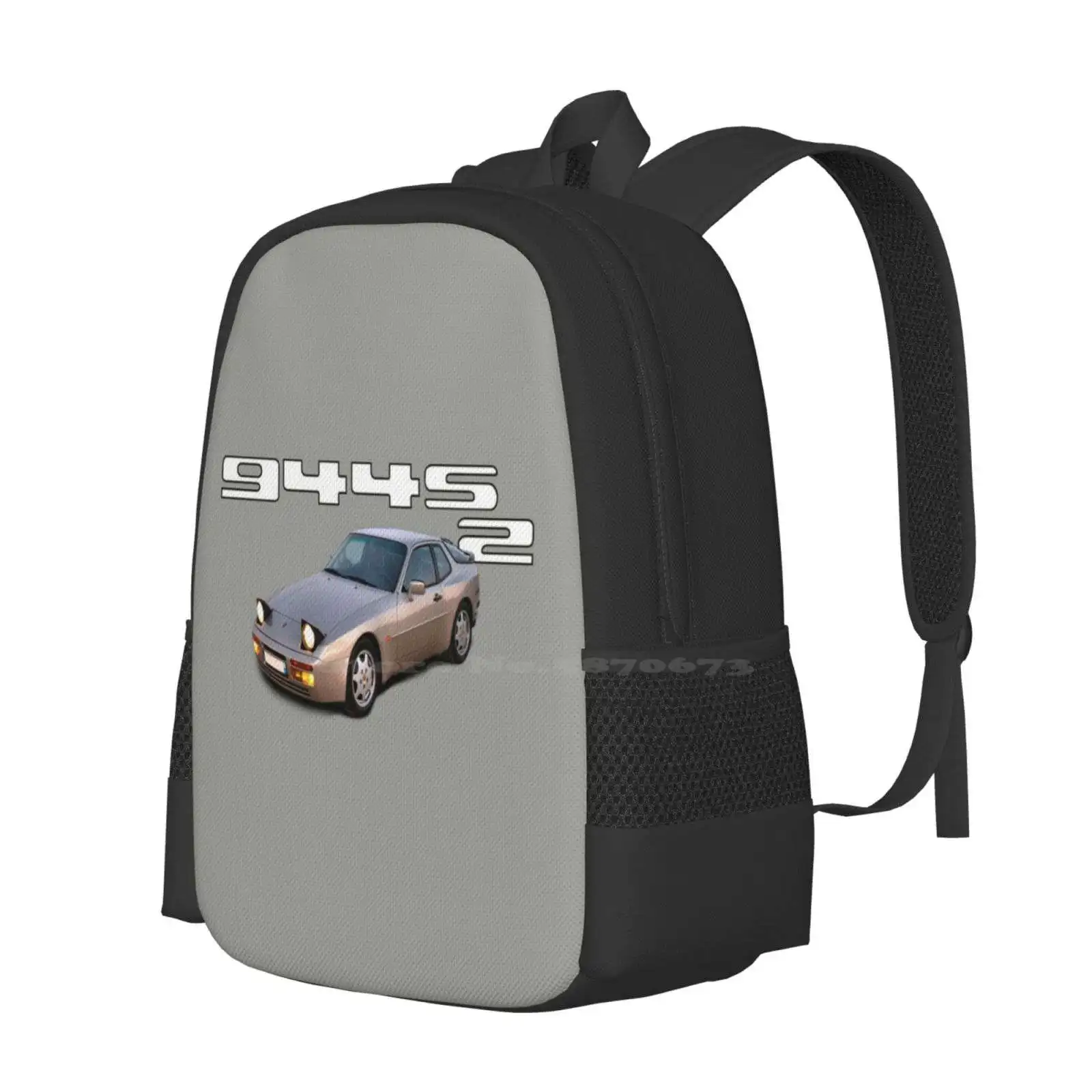 944 S2 Logo Hot Sale Schoolbag Backpack Fashion Bags 944S2 Chopped Off Sport Youngtimer German Classic Automobile Car Popup 80S