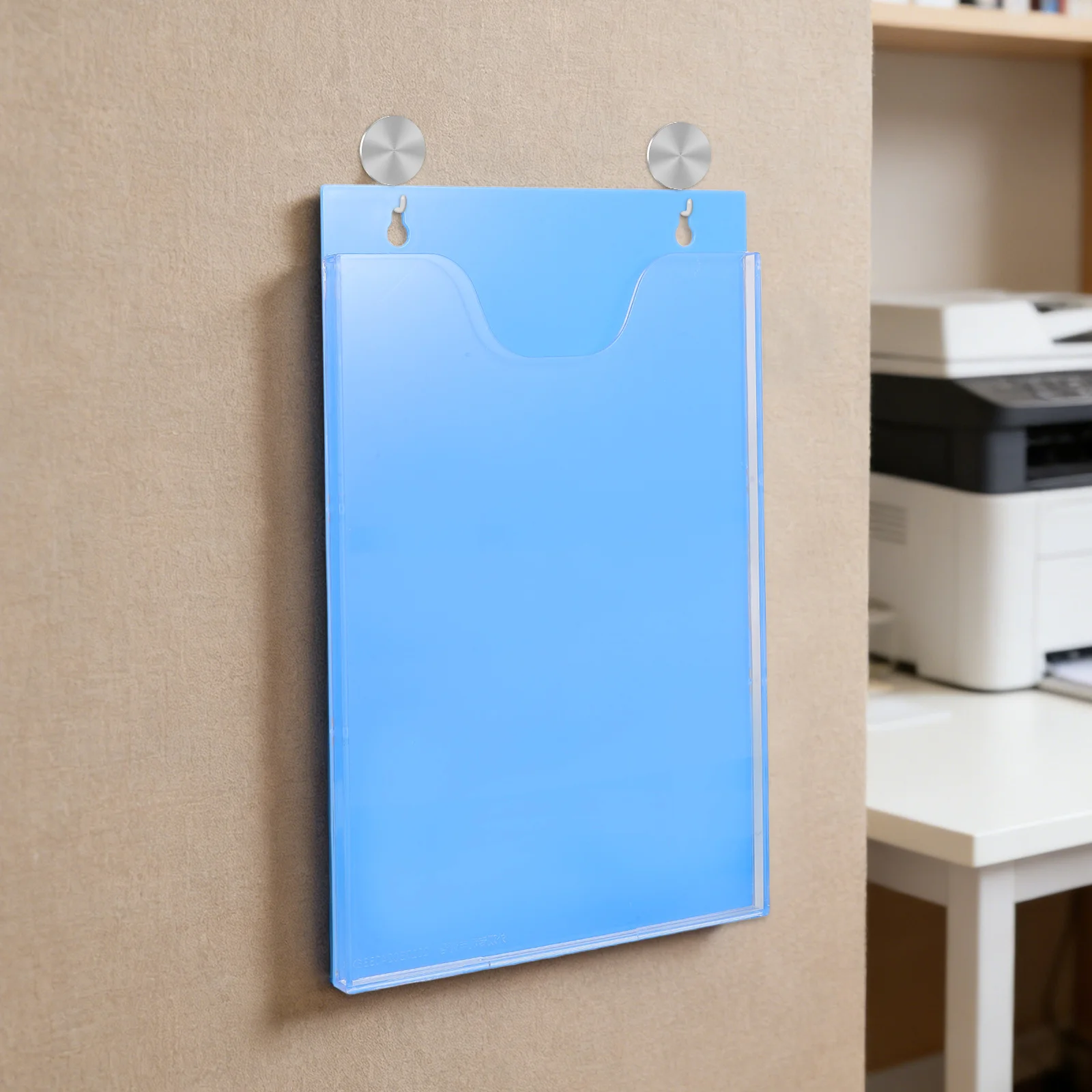 

Настенный органайзер для документов для офиса, 2-уровневая металлическая стойка с полками для хранения файлов, бумаг и канцелярских принадлежностей