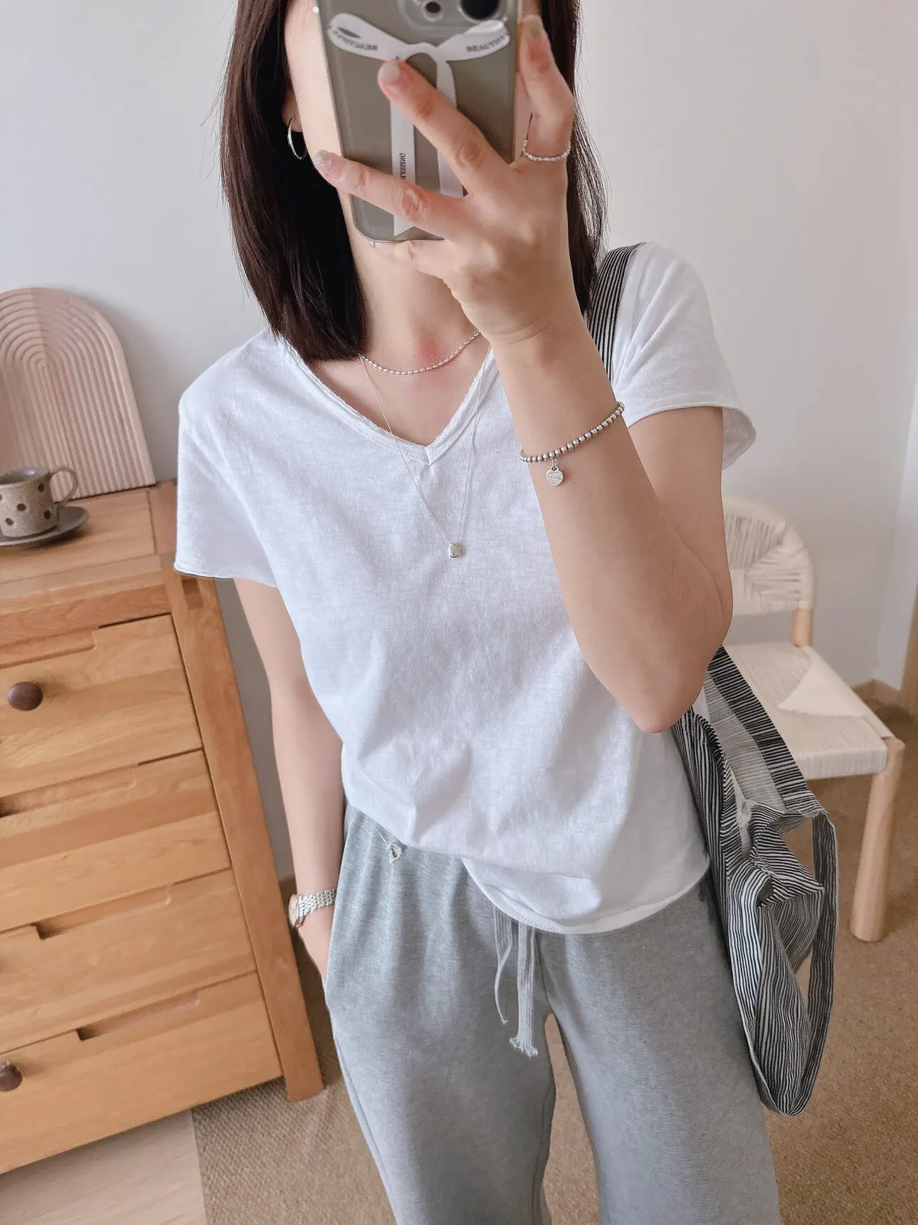 

Женская футболка с коротким рукавом и цветочным принтом, базовая, с V-образным вырезом, из смесового хлопка, весна-лето, повседневная, свободного кроя