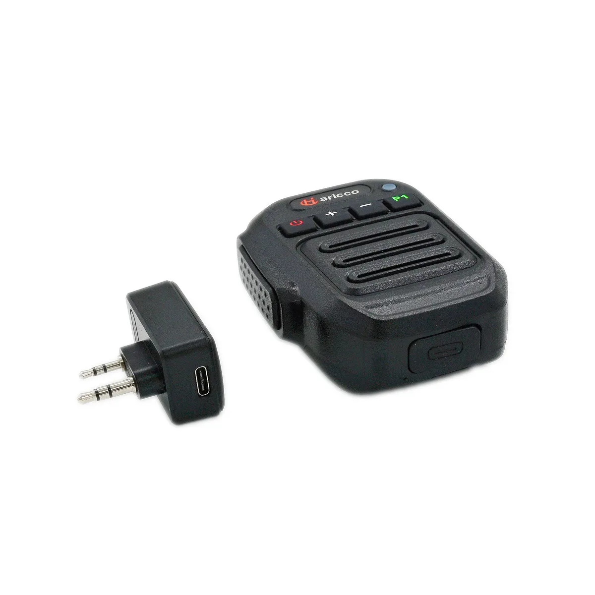 Adaptador Bluetooth de micrófono inalámbrico portátil, conector K de 2 pines Para Kenwood TK3400 Baofeng UV5R DM1701 TYT HAM Radio PTT Mic Speaker