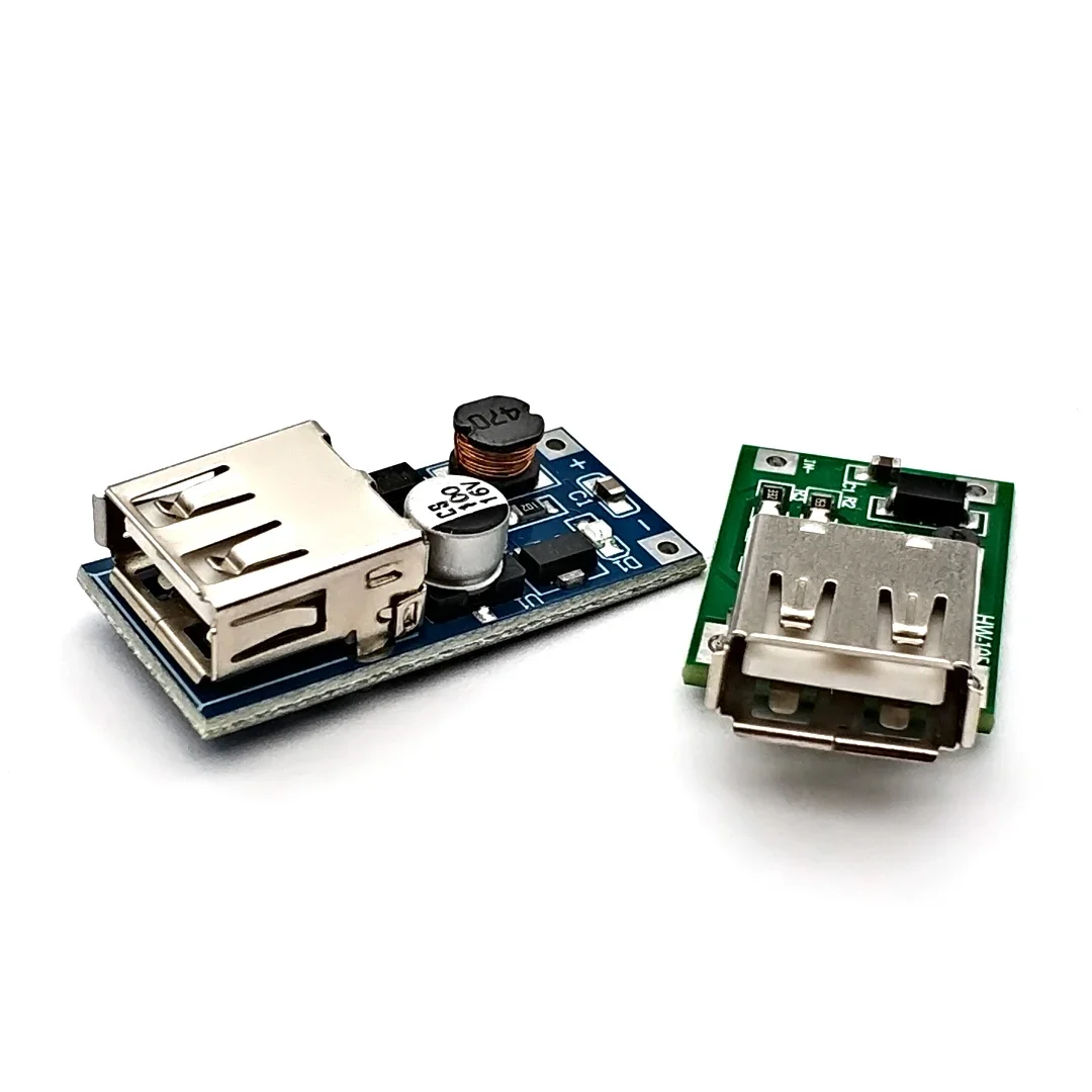 DC-DC 0,9 V-5V a 5V 600MA cargador de banco de energía convertidor de refuerzo módulo de voltaje de suministro placa de circuito de carga de salida USB