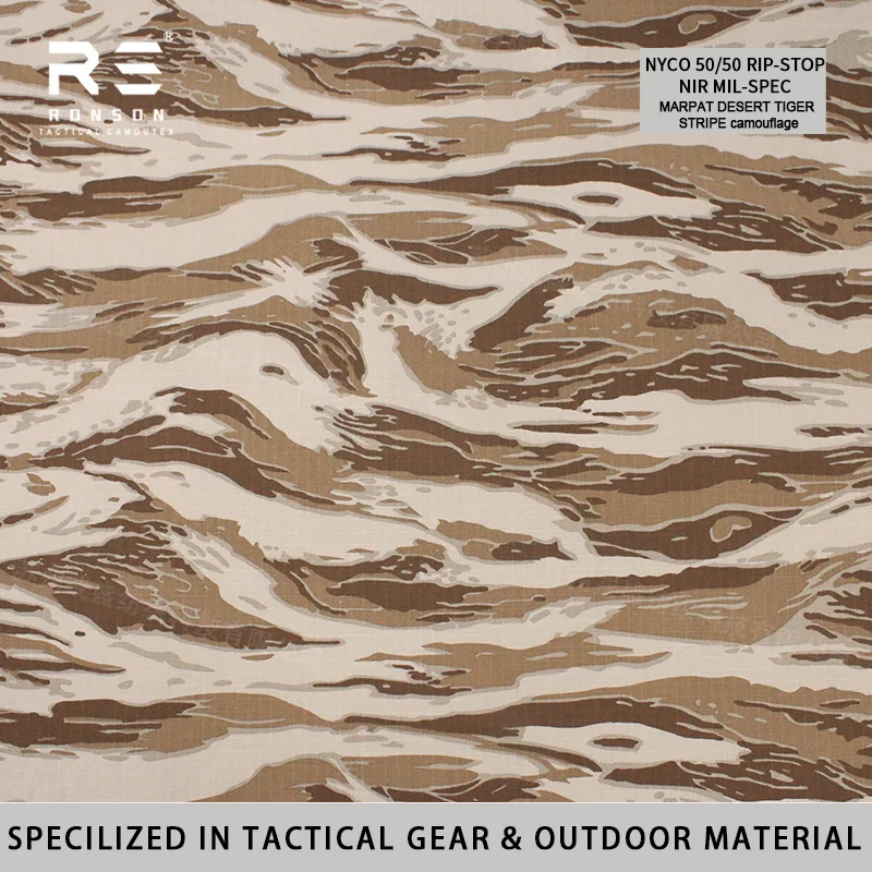 

NYCO5050 MARPAT тигровая полоса пустынный камуфляж с принтом, тактический нейлон, хлопок, рип-стоп, тактическая униформа, прочное использование