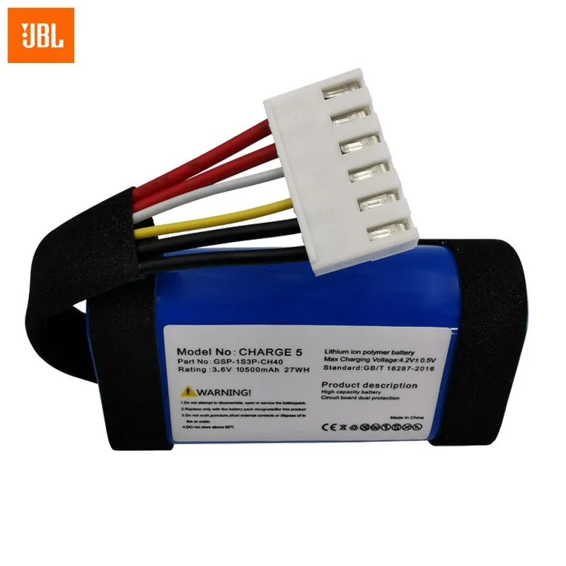 2025 سنة الأصلي الجديد ل JBL Charge 5 Charge5 10500mAh استبدال البطارية سماعة لاسلكية تعمل بالبلوتوث المتكلم GSP-1S3P-CH40 بطاريات #2
