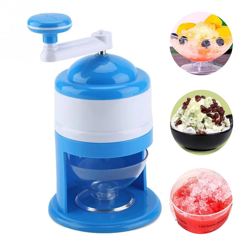 家庭用手動アイスクラッシャー手削氷機かき氷スノーコーンスムージーメーカースラッシュマシン