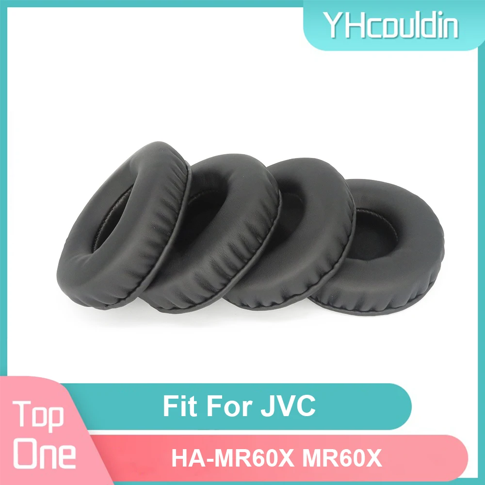 Earpads For JVC HA-MR60X MR60X Headphone Earcushions PU Soft Pads Foam Ear Pads Black