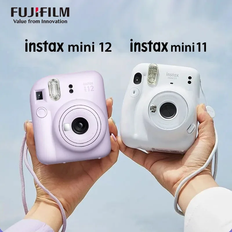 Original Fujifilm Instax Mini 12 Camera And Instant Camera Fuji Mini 11 Camera With Instax Film For Instax Mini Film Paper