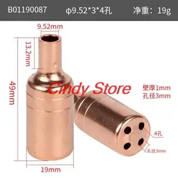 1PC Air Conditioning refrigerant Distributor head red copper filter capillary copper splitter