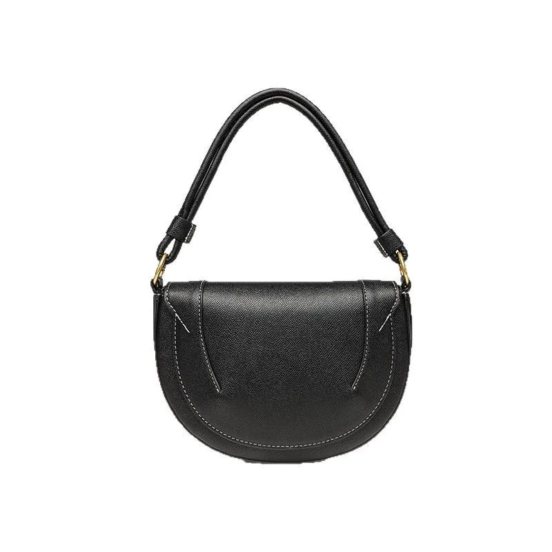 

Новая седельная сумка, сумки через плечо с магнитной пряжкой, новая сумка, расширенная цветная контрастная линия, украшенная сумка через плечо на одно плечо