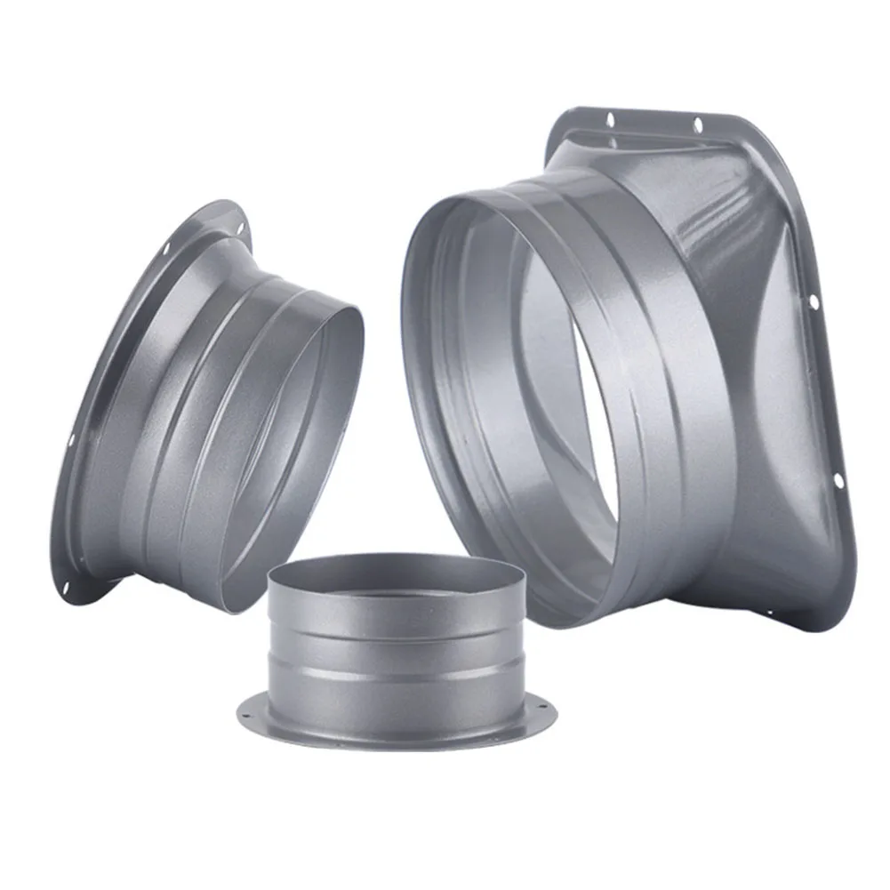3-8 Inch Metal Flange Vent Pipe Fitting Wall Air Pipe Hose Flange Adapter 75-300mm Pipe Air Vent Connector