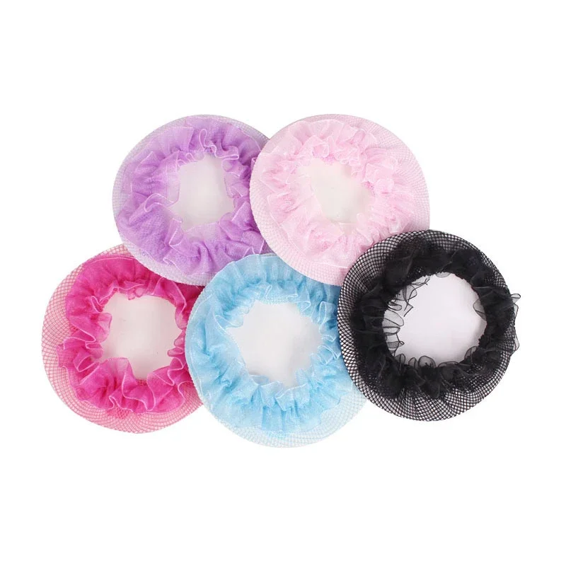 Beautiful Bun Cover Snood Women Hair Net Ballet Dance Skating Crochet Fanchon Rhinestone Styling Headwear Accessories image 3