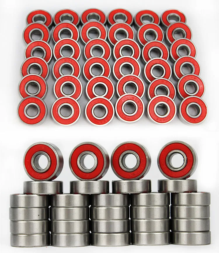 100pcs per pack ABEC-11 Speed  608 Sliver Bearing for skateboard or roller skate Oil Environmental protection bearing