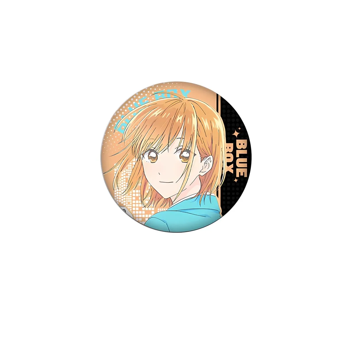 58mm Anime Scatola Blu Kano Chinatsu Chōno Hina COSTUME Cosplay Distintivo Spilla SPTE Spilla in banda stagnata ﻿   Prop Gilf