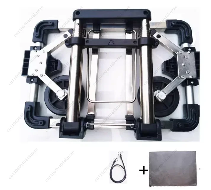 FMT Fully Folding Portable Stainless Steel Tie Rod Hand-held Trolley