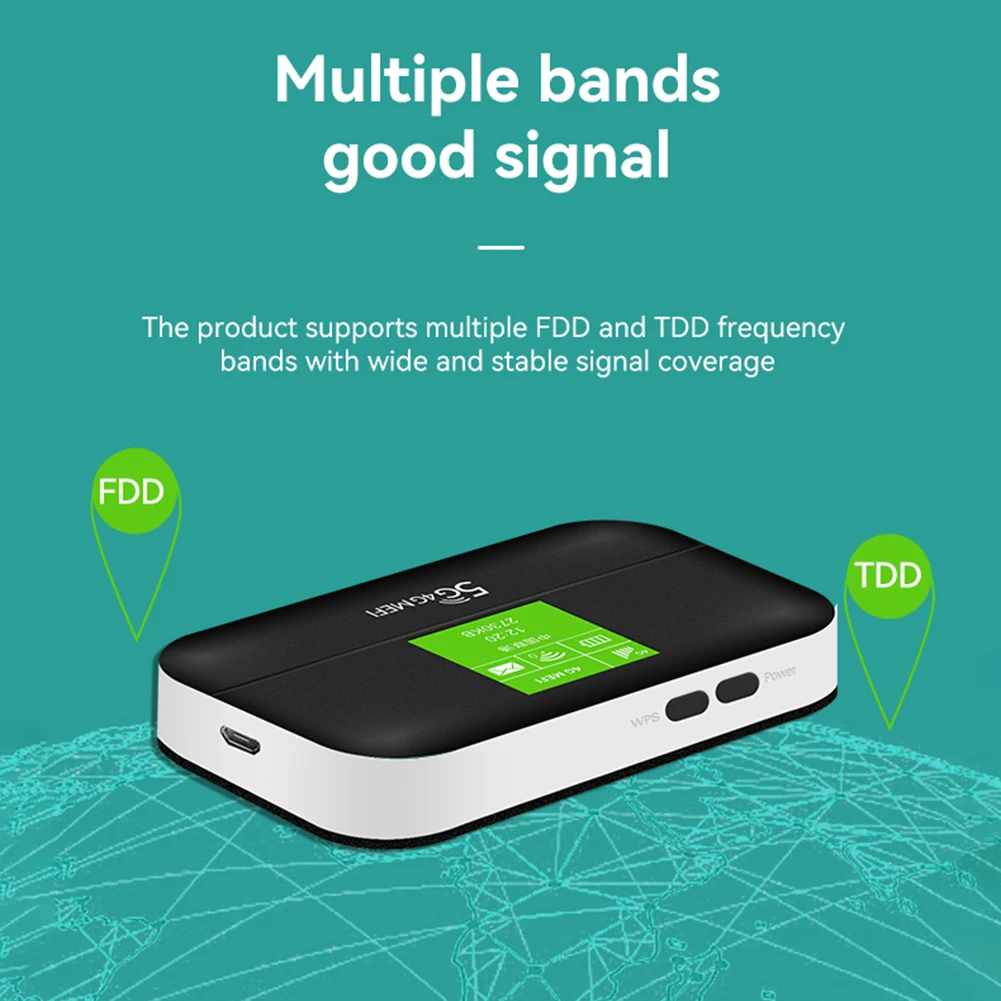 Portátil 4G LTE WiFi Router, Modem, 150Mbps, USB, Cartão SIM, Indicador LCD, bolso Mifi, Hotspot, 3000mAh