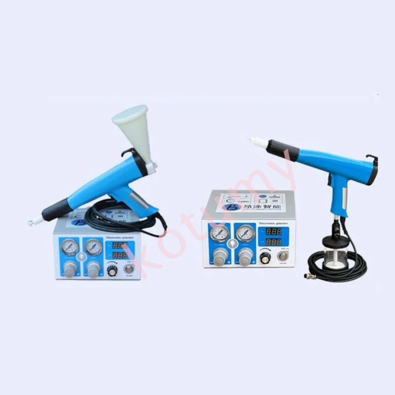 220V 110V Lab Test Electrostatic Powder Coating Machine With Test Cup Powder Coating Spray Gun