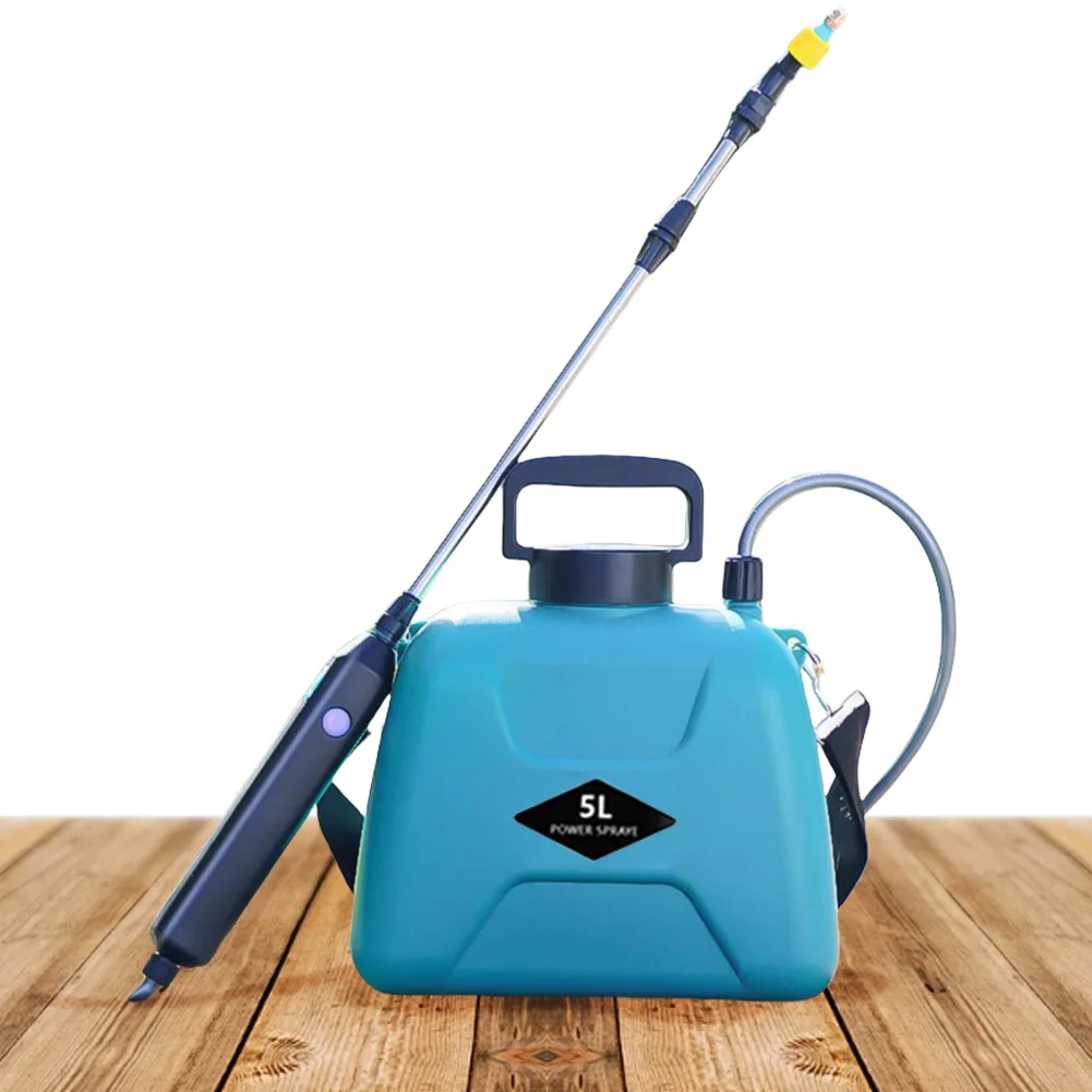 

5L Shoulder Electric Sprayer Pot Watering Can With Spray Gun Auto Garden Plant Mister Handheld Pesticide Sprayer Watering Tool