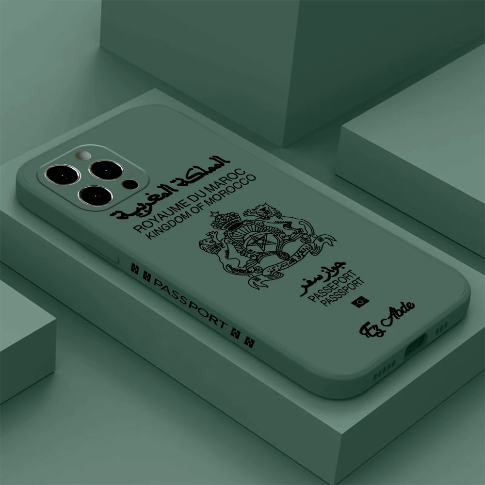 Morocco spain x תיק טלפון לדרכון עבור xiaomi redmi 14c 12c 10c 9c 10a הערה 13 12 11 10 9 8 פרו בתוספת 4g 5g כיסוי tpu